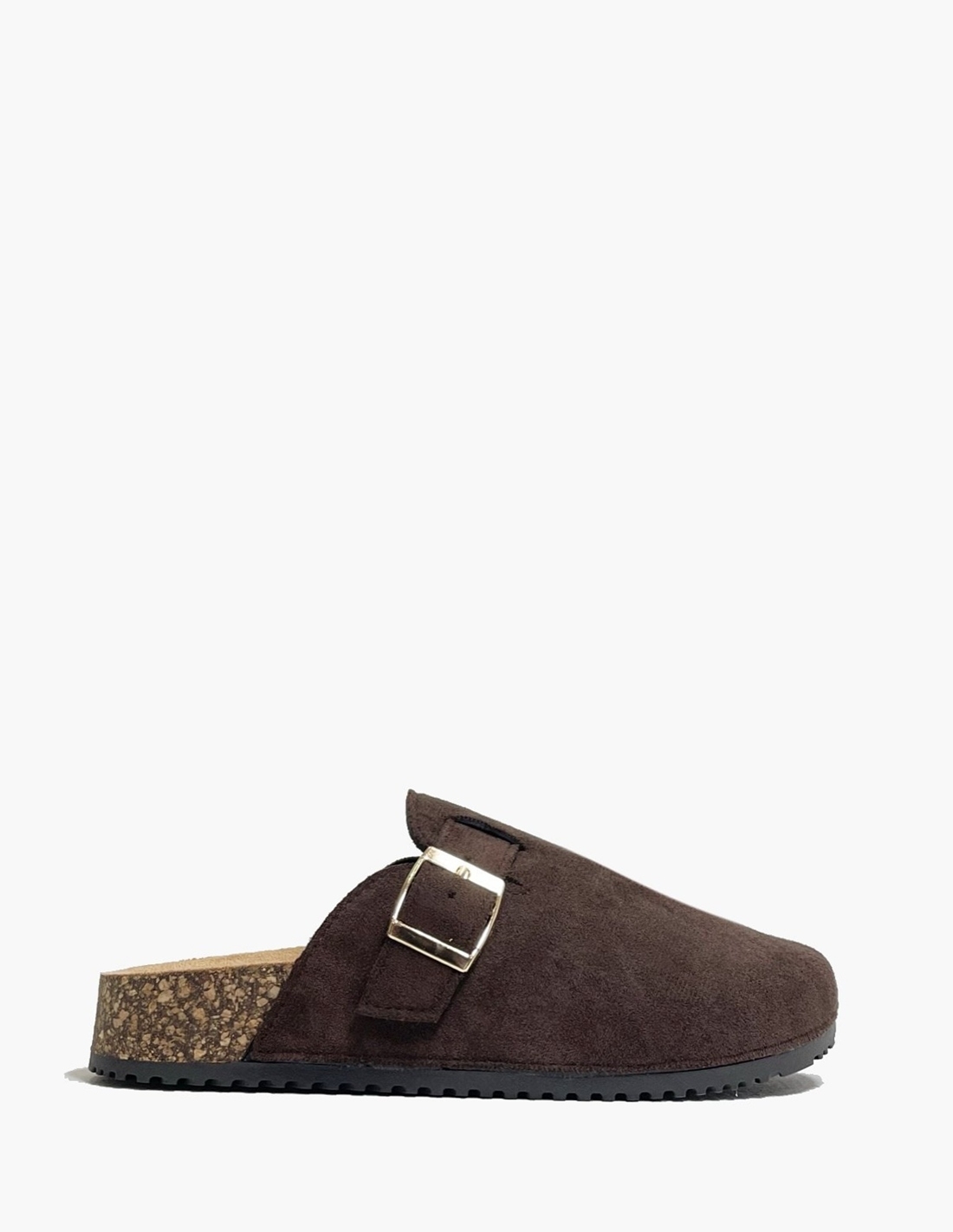 Zueco marrón oscuro mujer –...