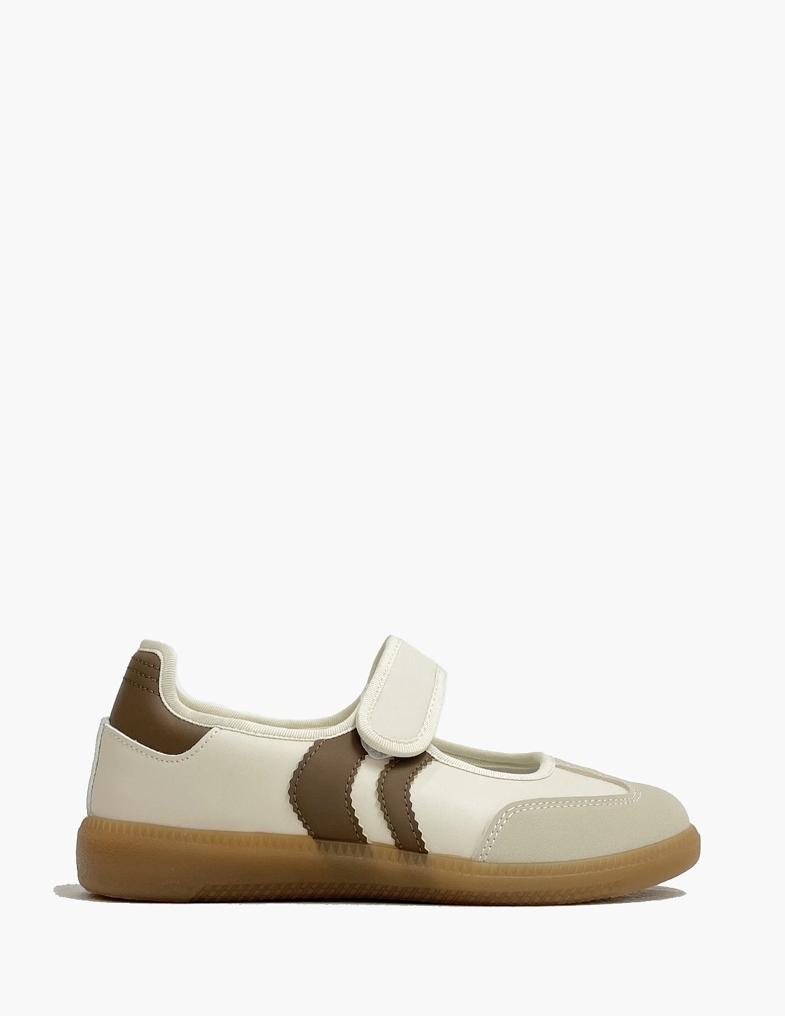 Deportivas bailarinas Beige