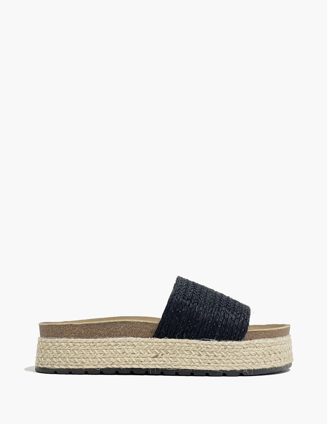Sandalias de esparto - Negras