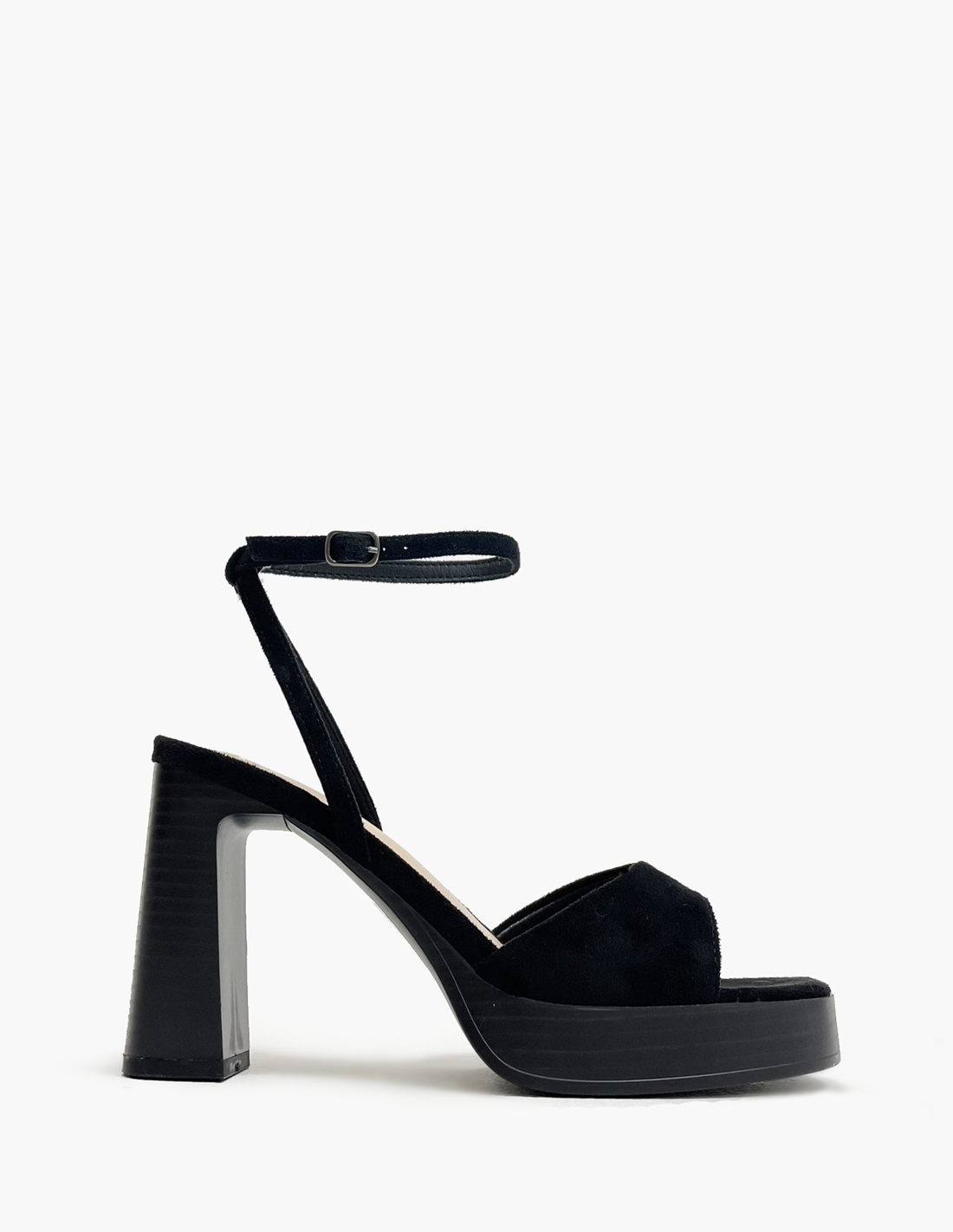 Sandalias Negras de tacón...