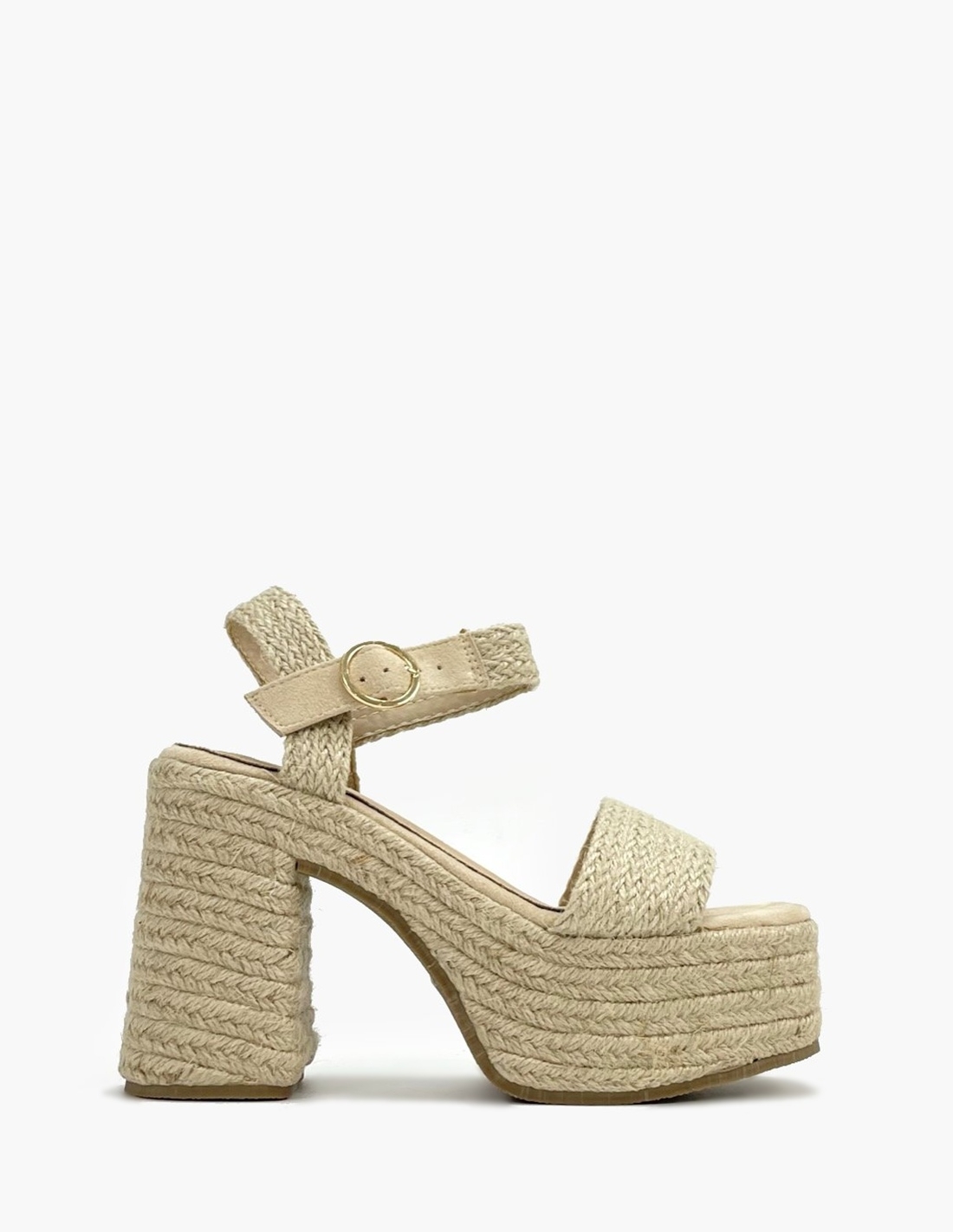 Sandalias de plataforma - Yute