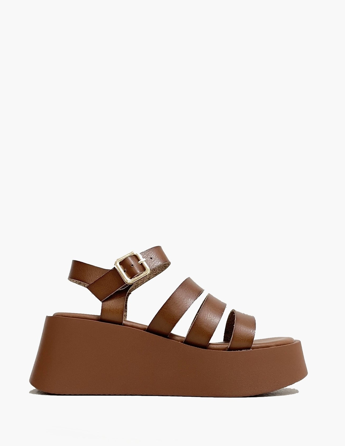 Sandalias Camel de Mujer -...
