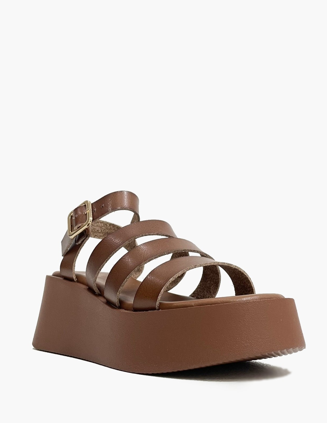 Sandalias Camel de Mujer - Tiras y... Sandalias Camel de Mujer - Tiras y...