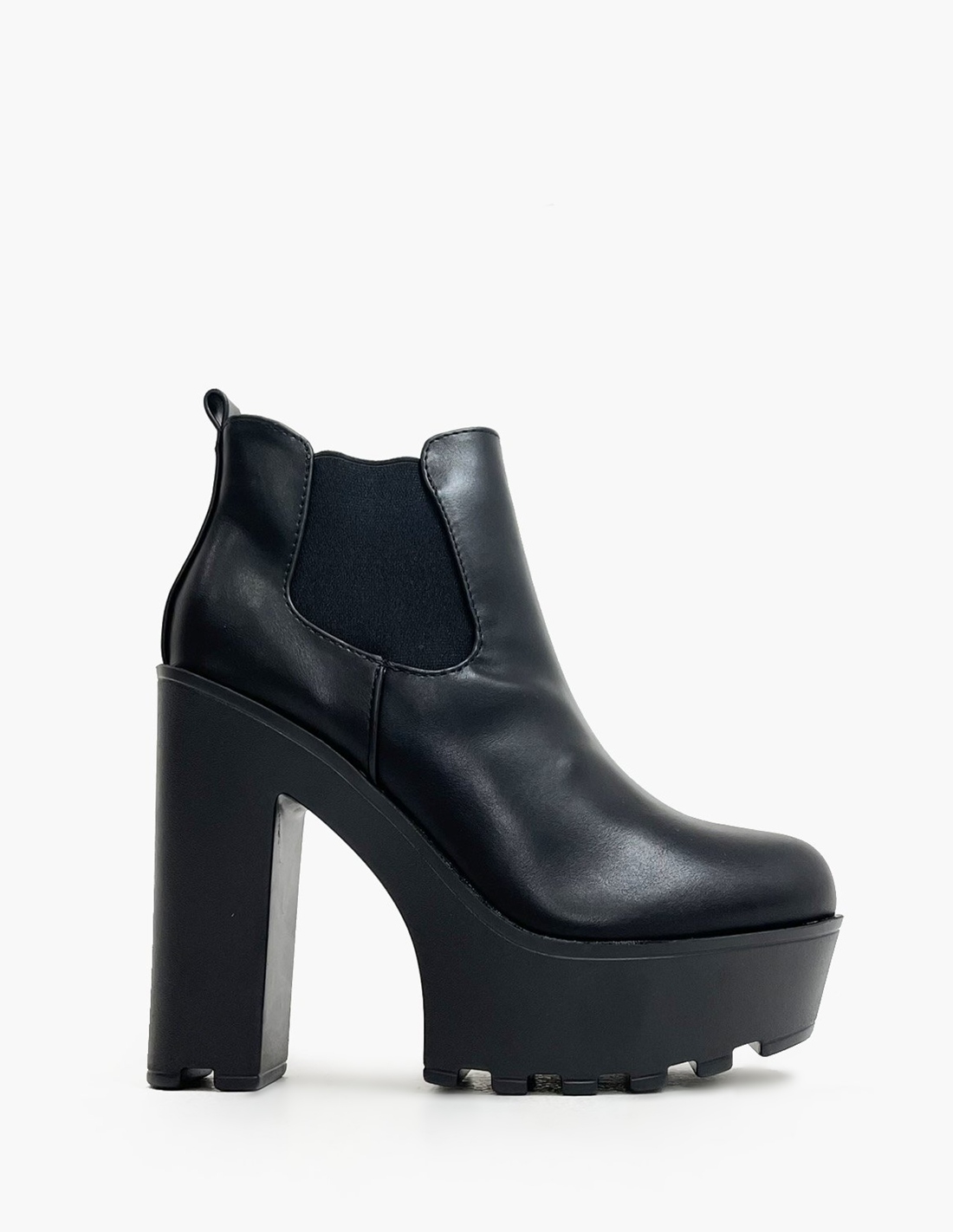 Botas polipiel Negras de...