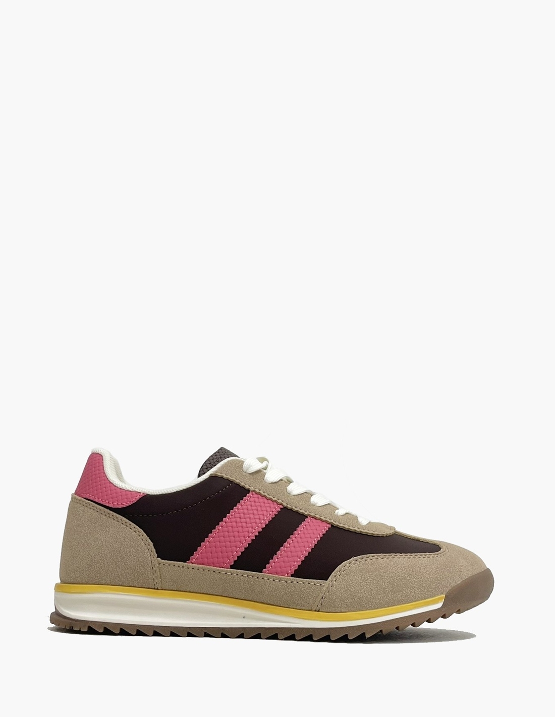 Deportivas Beige y Marrón...