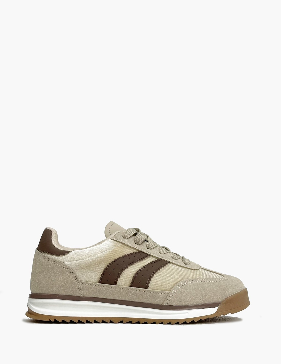Deportivas Mujer Beige y...